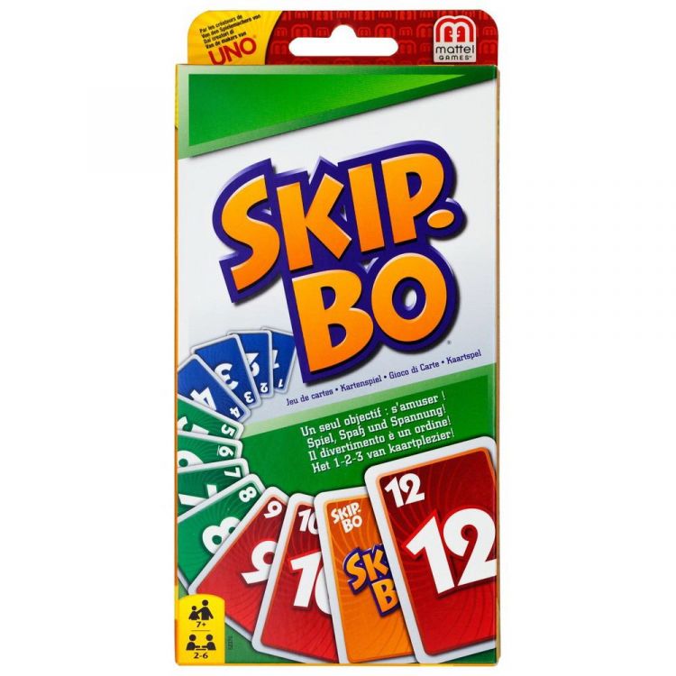 Mattel 52370 Настольная игра Mattel Skip-Bo карточная