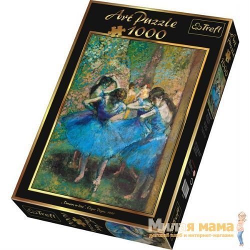 Trefl 10361 Арт-пазл - Эдгар Дега Голубые танцовщицы, 1000 деталей