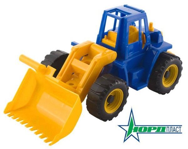 Трактор "Ангара" с грейдером  16х16х35,5 см