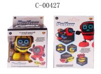 ABtoys (АБтойс) C-00427 Робот-волчок ABtoys многофункциональный, 4 вида