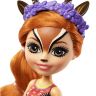 Mattel GTM26 Энчантималс Кукла Газель Габриэла с любимой зверушкой, 15 см