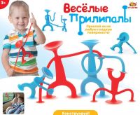 ABtoys. Конструкторы PT-00799(WZ-A4773) Конструктор мягкий с присосками"Веселые прилипалы", 4 фигуры в наборе