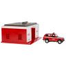 Технопарк GARAGE-22SL1XCAR-FIR Игровой набор Пожарно-спасательная часть, свет и звук