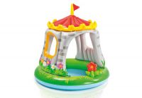 INTEX int57122NP-no Бассейн надувной детский с навесом "Royal Castel Pool" (1-3 года), 122смx1.22м