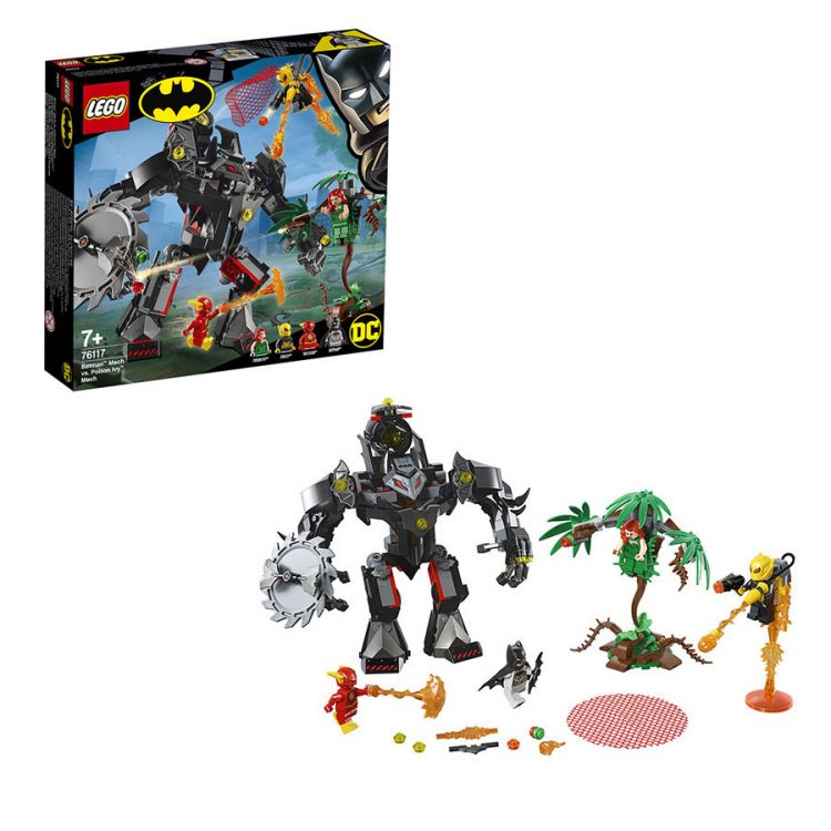 Lego Super Heroes 76117 Конструктор Лего Супер Герои Робот Бэтмена против робота Ядовитого Плюща, 375 деталей