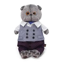BUDI BASA Ks19-165 Мягкая игрушка BUDI BASA Кот Басик в костюмчике 19 см
