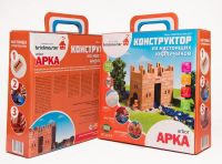 Конструктор "АРКА" из настоящих кирпичиков (163 деталей)