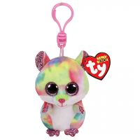 TY 36558 Beanie Boo's Брелок плюшевый Хомяк Rodney, 12 см