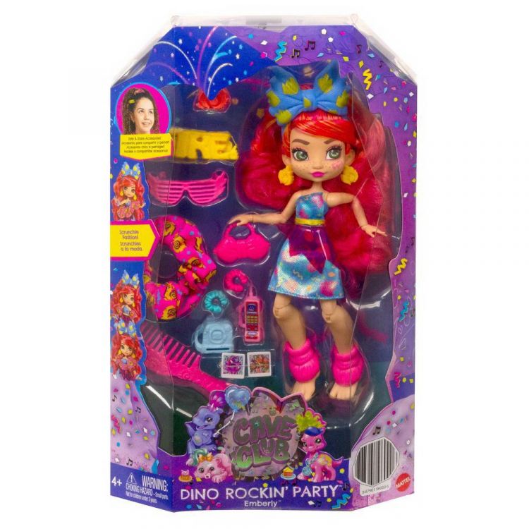 Mattel GXP15 Кукла Mattel Cave Club Вечеринка c динозаврами Эмберли с аксессуарами Mattel GXP15 Кукла Mattel Cave Club Вечеринка c динозаврами Эмберли с аксессуарами
