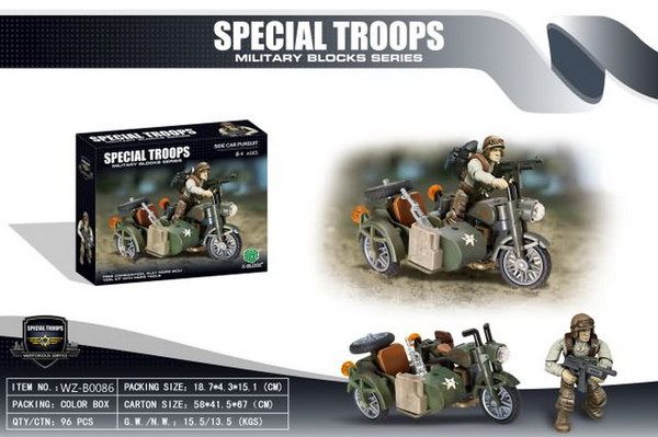 JUNFA XJ-985 Конструктор "Специальные войска", 18,70х4,30х15,10 см