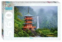 Step puzzle 78094  Пазл Пагода у водопада, 560 деталей