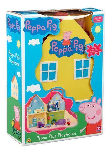 Peppa Pig 20835 Игровой набор "Дом свинки Пеппы с мебелью", (1 фигурка, дом, мебель)