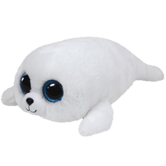 TY 37046 Beanie Boo's Мягкая игрушка Белый тюлень Icing, 25 см