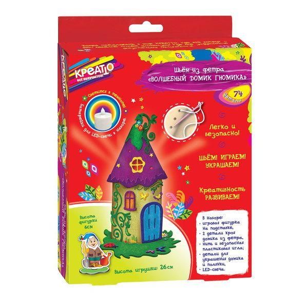 РОСМЭН 31386 Шьем игрушку из фетра Креатто"Волшебный домик гномика"