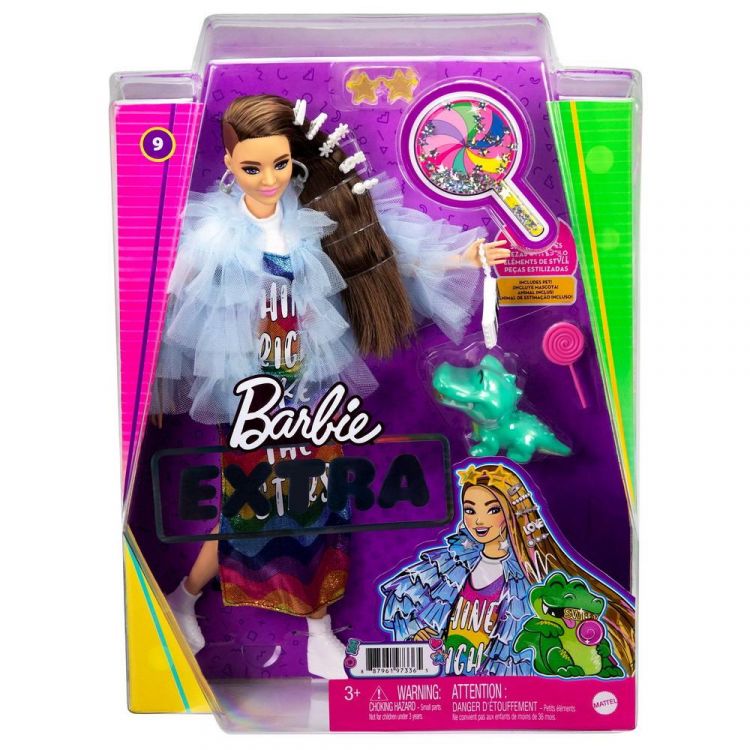 Mattel GYJ78 Кукла Mattel Barbie Экстра в желтом пальто Mattel GYJ78 Кукла Mattel Barbie Экстра в желтом пальто