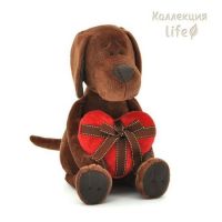 Пёс Барбоська с сердцем 25 см