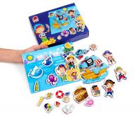 Roter K fer RK2060-02 Развивающая игра Roter K fer Игра магнитная Пираты с магнитным полем