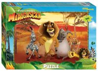 СТЕП ПАЗЛ 95095 Пазл STEP puzzle Мадагаскар - 3 DreamWorks, Мульти 260 элементов