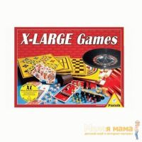 Piatnik 780424 Набор из 200 настольных игр "XL" + шахматы и рулетка