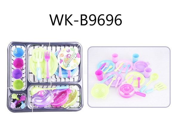 Набор посудки в сушилке, 23 предмета Набор посудки в сушилке, 23 предмета