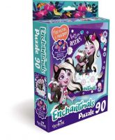 ORIGAMI 03551 Пазл 90 Энчантималс Besties (магнитик в подарок)