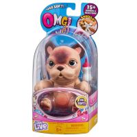 Moose 28917 OMG Pets! Интерактивная игрушка Cквиши-щенок французский бульдог