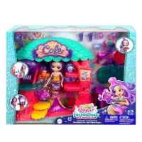 Mattel HCF86 Игровой набор Mattel Enchantimals Подводное кафе с куклой, питомцем и аксессуарами