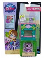 Hasbro B0113 LPS Зверюшка Обезьянка Sunshine Sweetness с домиком (#3821)
