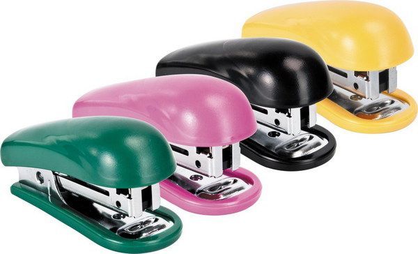 4553EK Степлер-мини №10 ErichKrause® Compact до 15 листов, ассорти
