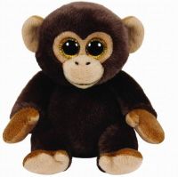 TY 42111 Beanie Babies Мягкая игрушка Обезьянка Bananas, 15 см