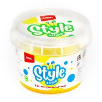 LORI Сл-008 STYLE SLIME блестящий "Жёлтый с ароматом банана", 120мл.
