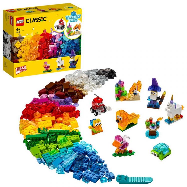 LEGO (Лего) 11013-L Конструктор LEGO CLASSIC Прозрачные кубики LEGO (Лего) 11013-L Конструктор LEGO CLASSIC Прозрачные кубики
