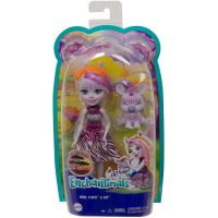 Mattel GTM27 Энчантималс Кукла Зебра Зейди с любимой зверушкой, 15 см