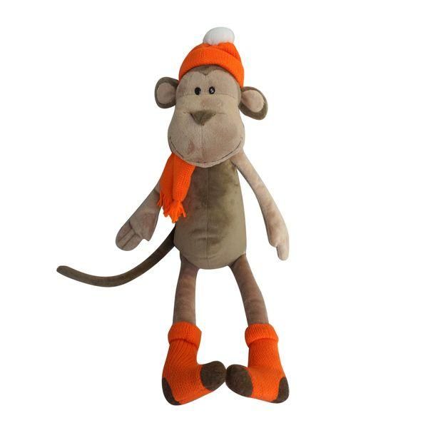 Maxitoys MT-TS0215043 Обезьянка Вика в носочках, 23 см