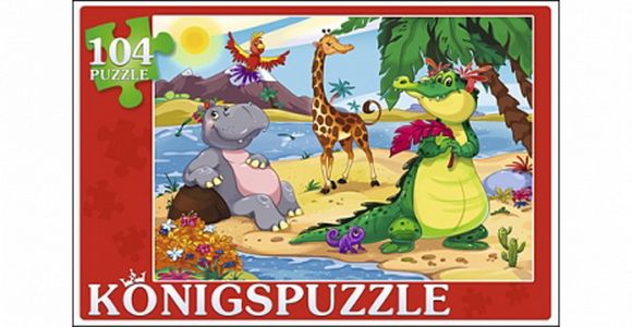 Konigspuzzle ПК104-5812 Пазл Мир животных, 104 элемента