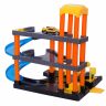 ABtoys PT-01018 Парковка 3-х уровневая с лифтом, в наборе с машинками и аксессуарами