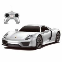 RASTAR 71400S Машина р/у 1:24 PORSCHE 918 Spyder Цвет Серебряный 27MHZ