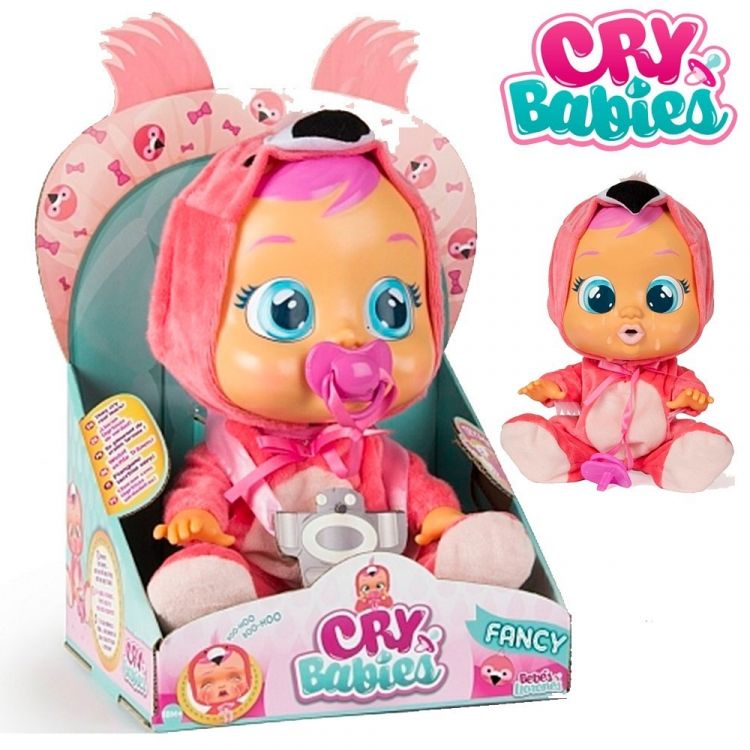 IMC Toys 97056 Пупс Crybabies S3 - Плачущий младенец, Фламинго Fancy