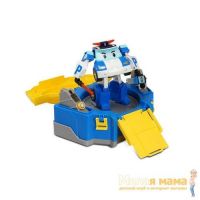 Robocar POLI 83072 Кейс с трансформером Поли 12,5см с гаражом