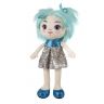Maxitoys MT-MRT121912-35 Dolls Мягкая кукла Карина в сине-серебряном платье, 35 см