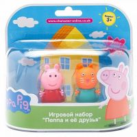 Peppa Pig 28818 Фигурки "Пеппа и ее друзья", Пеппа и кошечка Кэнди