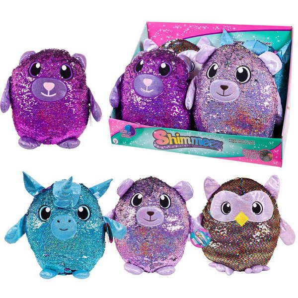 BEVERLY HILLS TEDDY BEAR SMZ01002/1 Shimmeez (Шиммиз), мягконабивные фигурки животных в пайетках, 35 см, 4 шт в дисплее BEVERLY HILLS TEDDY BEAR SMZ01002/1 Shimmeez (Шиммиз), мягконабивные фигурки животных в пайетках, 35 см, 4 шт в дисплее