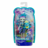 Mattel FXM74 Энчантималс Кукла Пэттер Павлина с любимой зверушкой, 15 см
