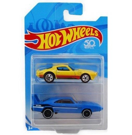Mattel FVN40 Машинка Hot Wheels® базовые машинки в ассортименте, упаковка из 2-х штук