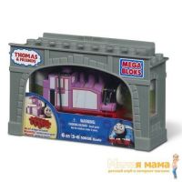 Mega Bloks 10608 Конструктор "Паровозик Рози" с вагончиком и мостом из серии "Томас и его друзья"