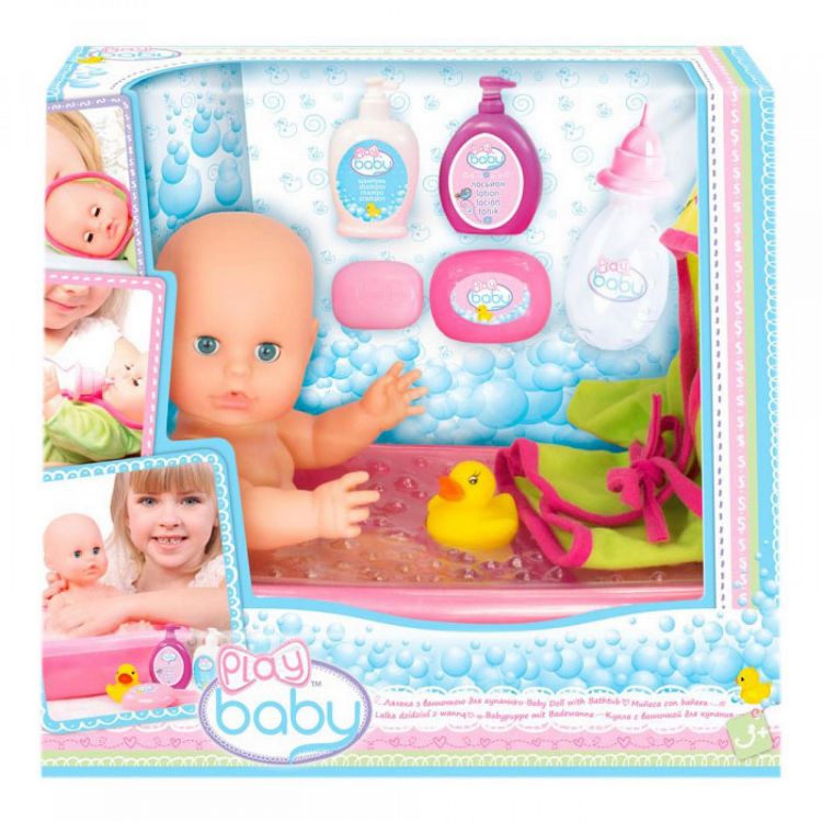 Play Baby 32003 Игровой набор для купания с пупсом