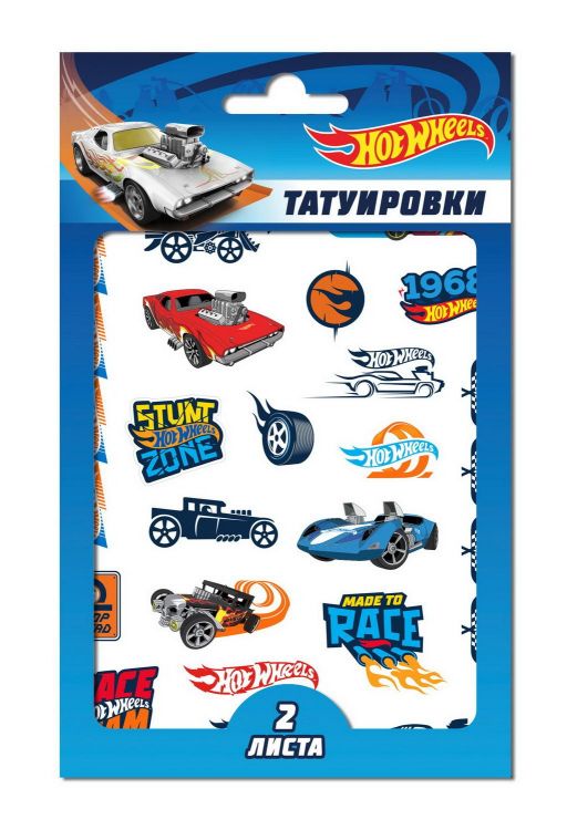 ND Play 294369 Наклейки - татуировки ND Play Хот Вилс дизайн 2 ND Play 294369 Наклейки - татуировки ND Play Хот Вилс дизайн 2