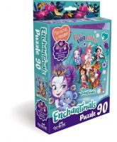 ORIGAMI 03552 Пазл 90 Энчантималс Fur ever Besties (магнитик в подарок)