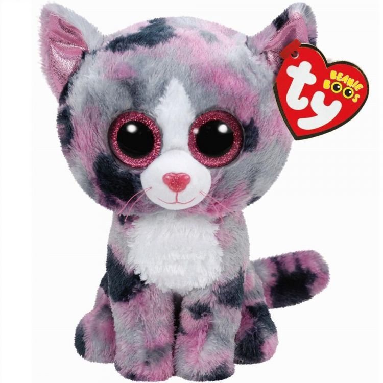 TY 37172 Beanie Boo's Мягкая игрушка Котенок Lindi, 15 см