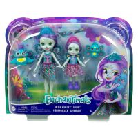 Mattel HCF83 Игровой набор Mattel Enchantimals Пэттер Павлина с сестричкой и питомцами